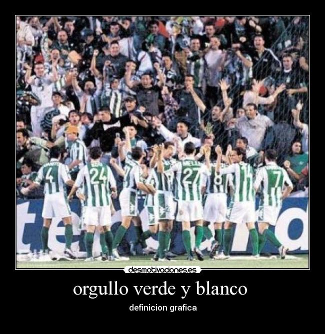 orgullo verde y blanco -