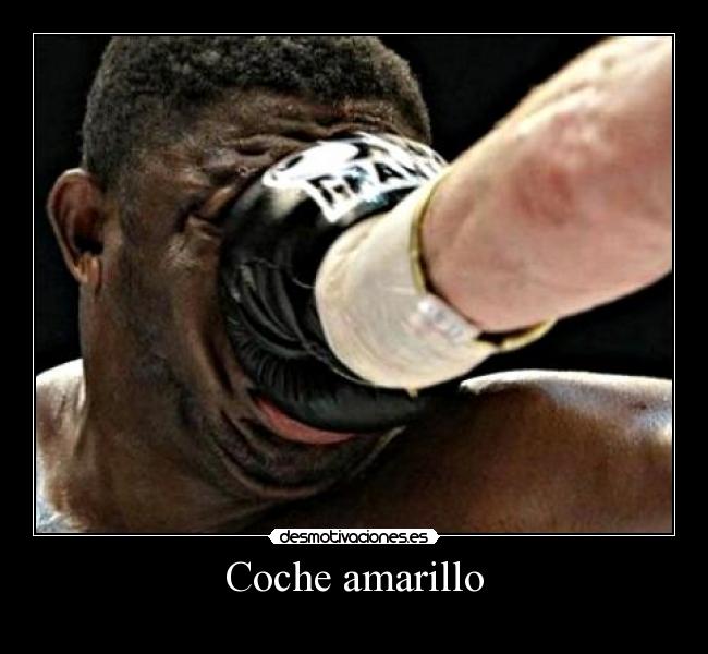 Coche amarillo - 