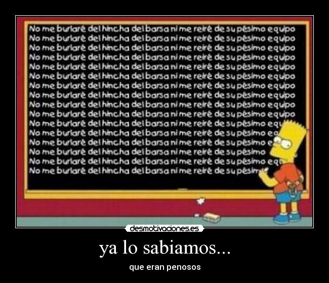 ya lo sabiamos... - 