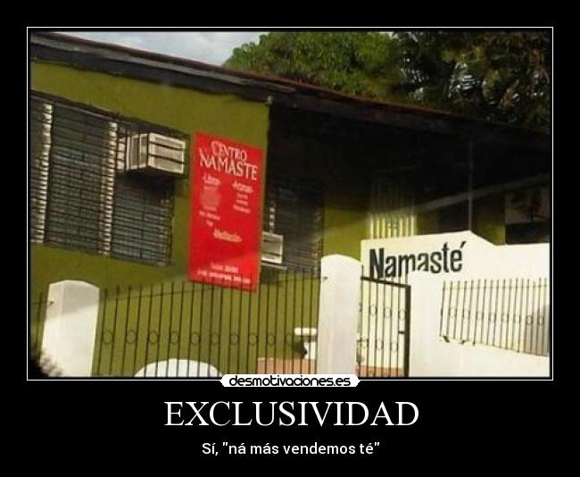 EXCLUSIVIDAD - 
