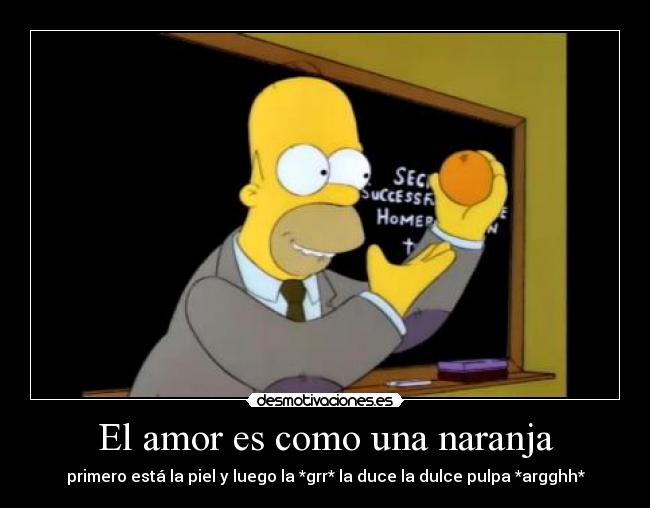El amor es como una naranja - 