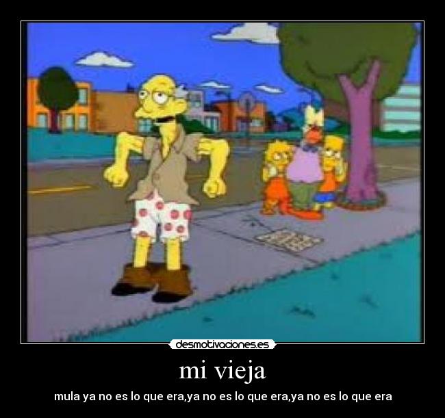mi vieja -