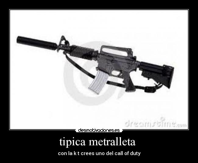 tipica metralleta  - 
