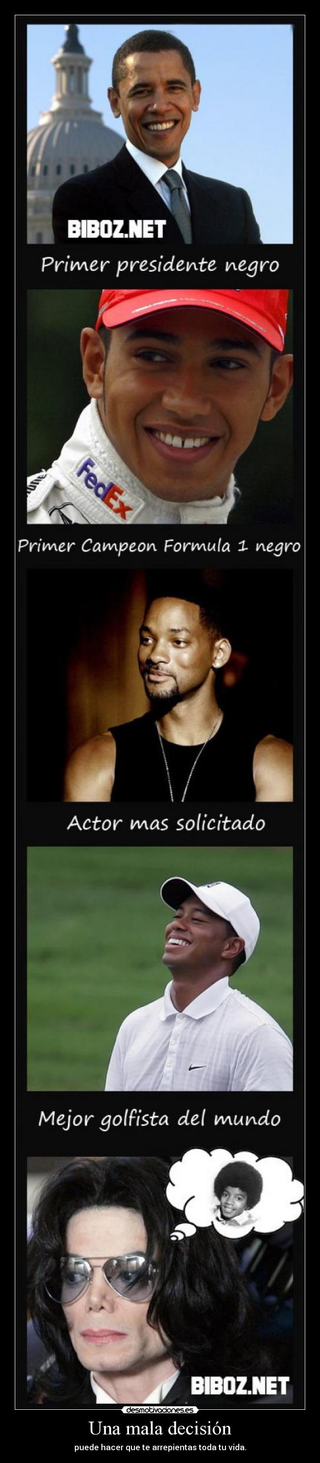 Una mala decisión - puede hacer que te arrepientas toda tu vida.