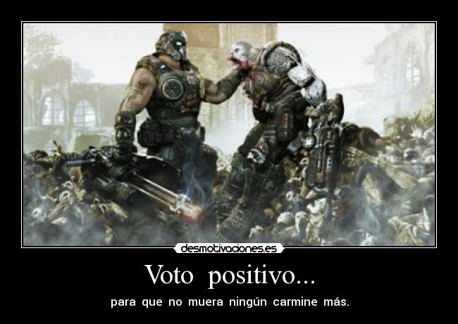 Voto  positivo... - 