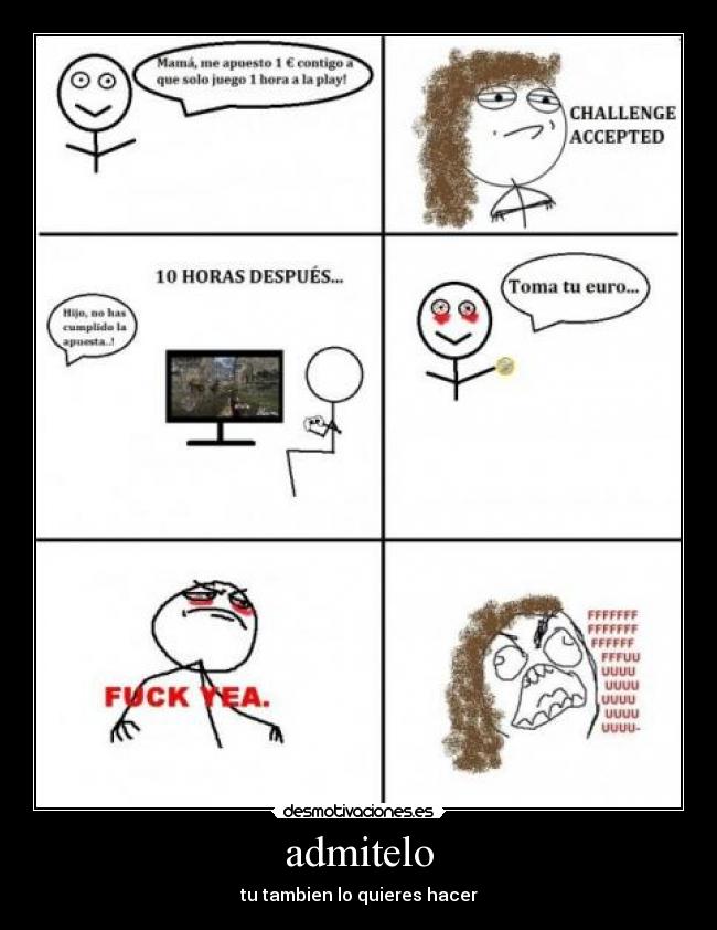 admitelo - tu tambien lo quieres hacer