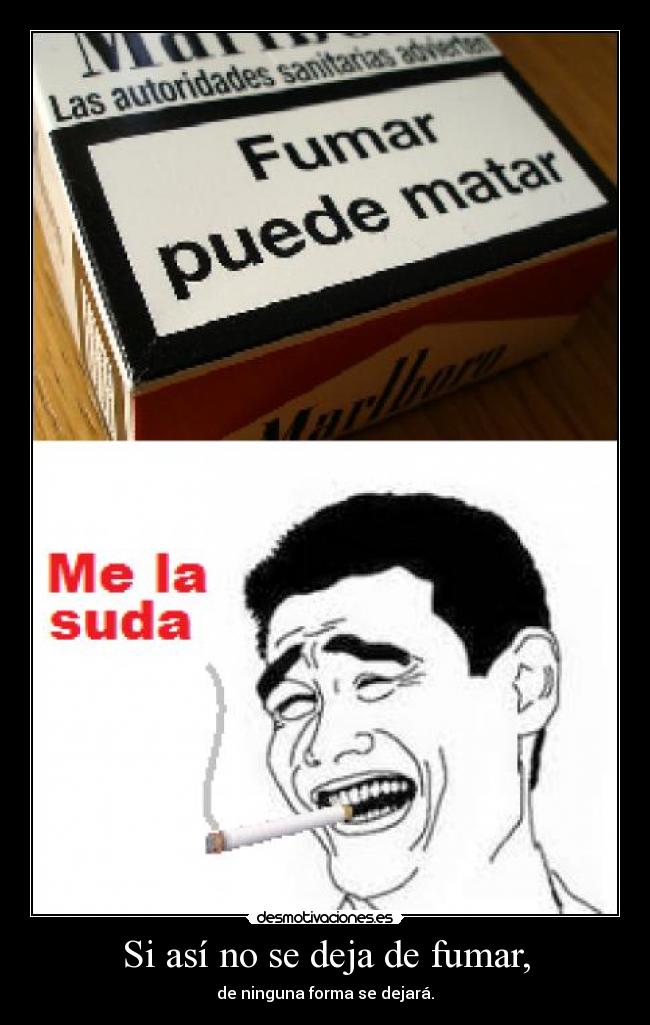 El sentimiento después de que ha dejado a fumar