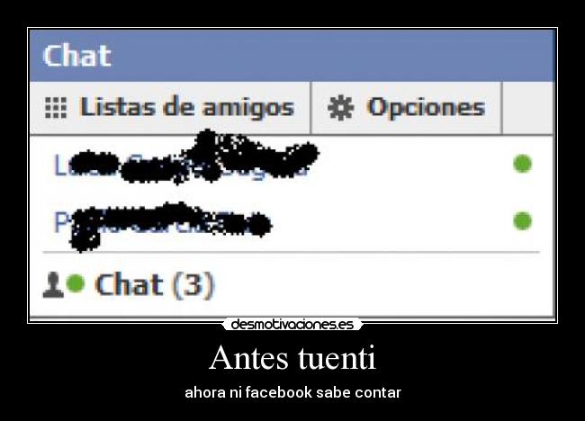 Antes tuenti - ahora ni facebook sabe contar