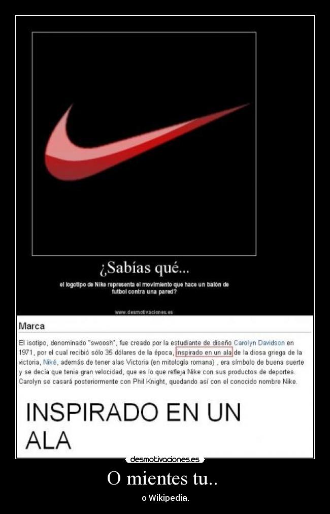 carteles wikipedia nike desmotivaciones