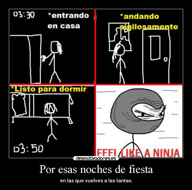 Por esas noches de fiesta -