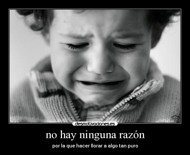no hay ninguna razón -