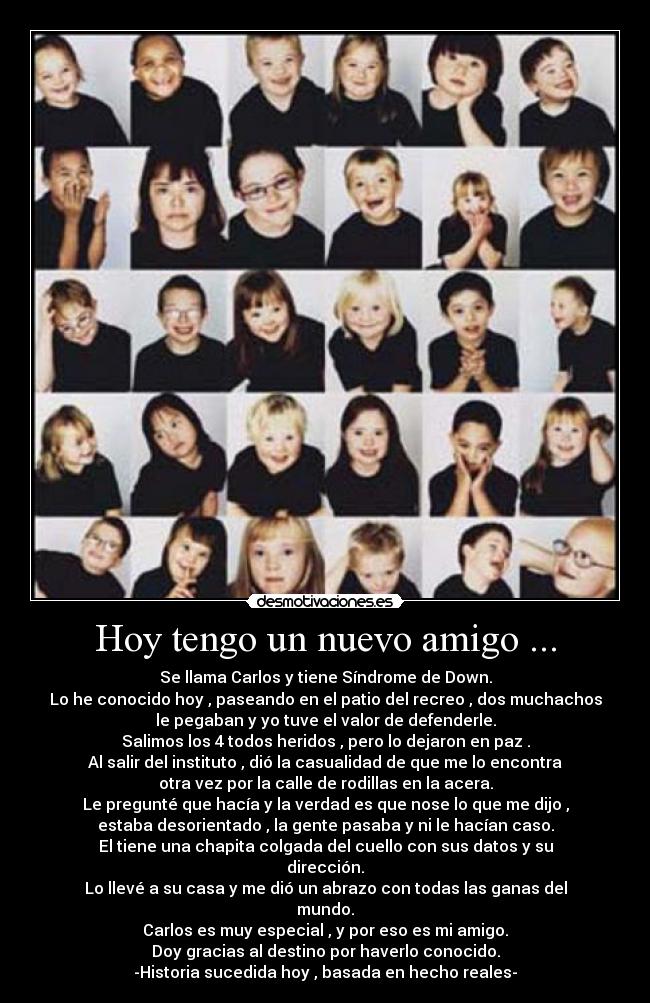carteles sindrome down amigo desmotivaciones