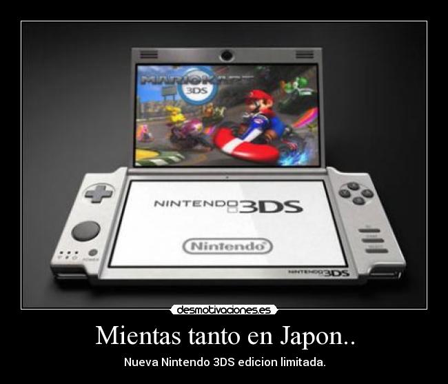 Mientas tanto en Japon.. - Nueva Nintendo 3DS edicion limitada.