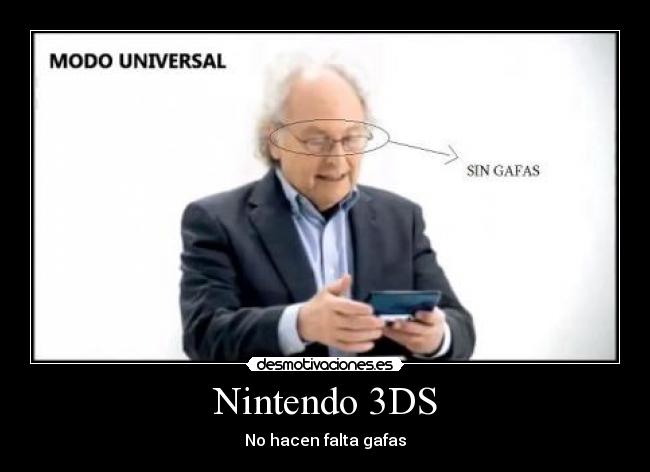 Nintendo 3DS - No hacen falta gafas