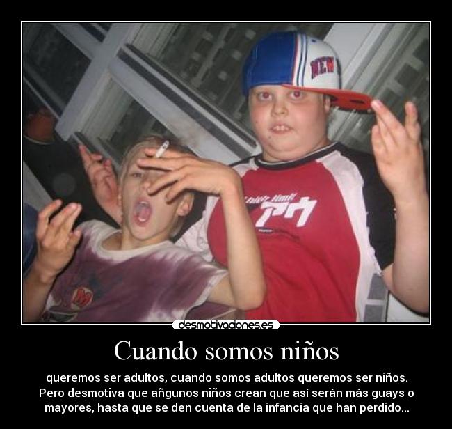 Cuando somos niños -