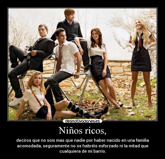 Niños ricos, - 