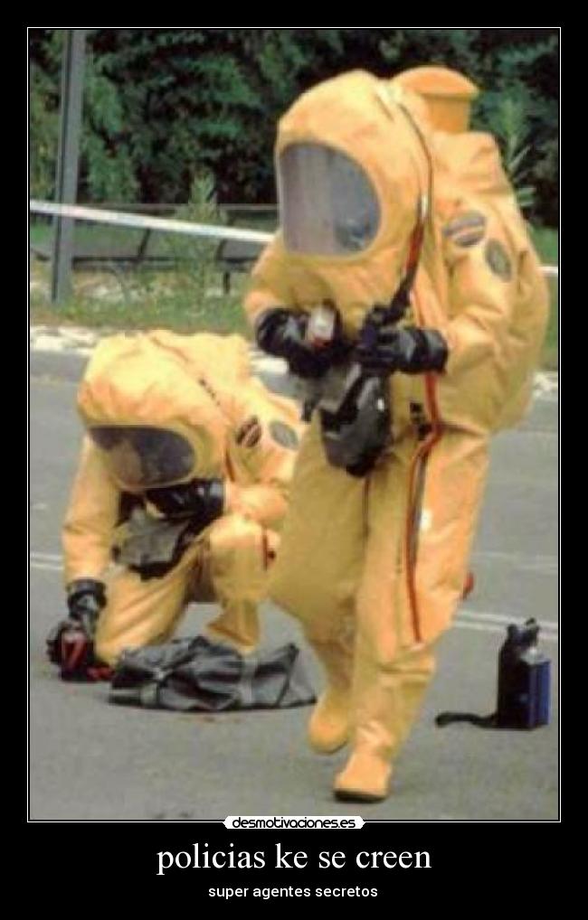 policias ke se creen - super agentes secretos