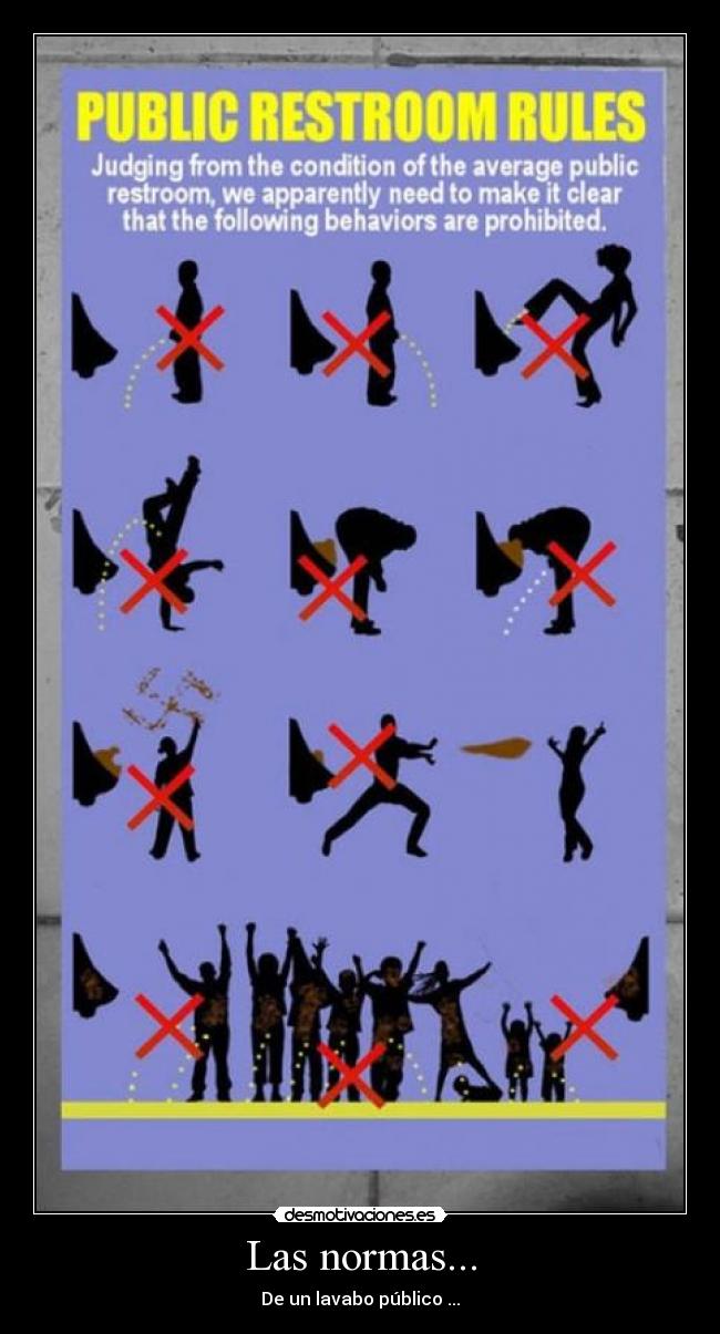 Las normas... -
