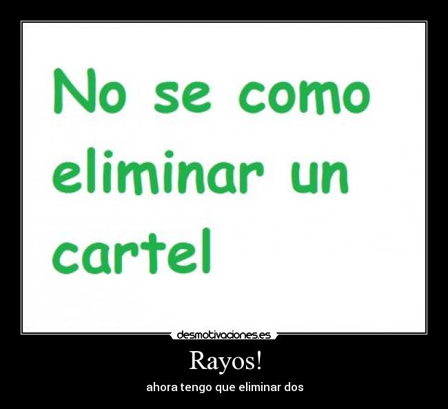 Rayos! -