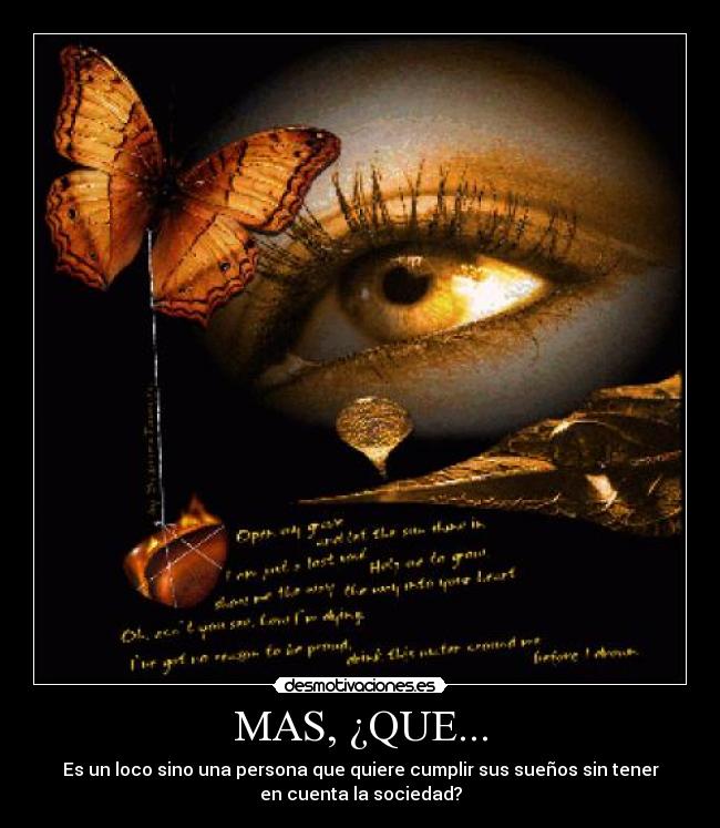 MAS, ¿QUE... -