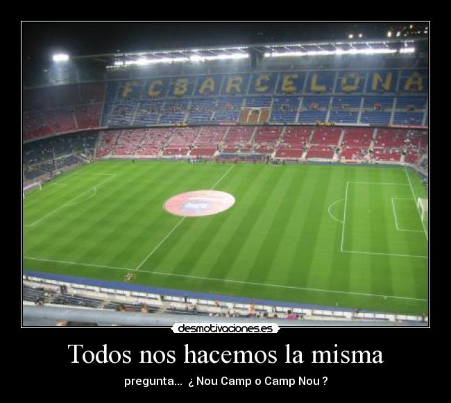 Todos nos hacemos la misma -