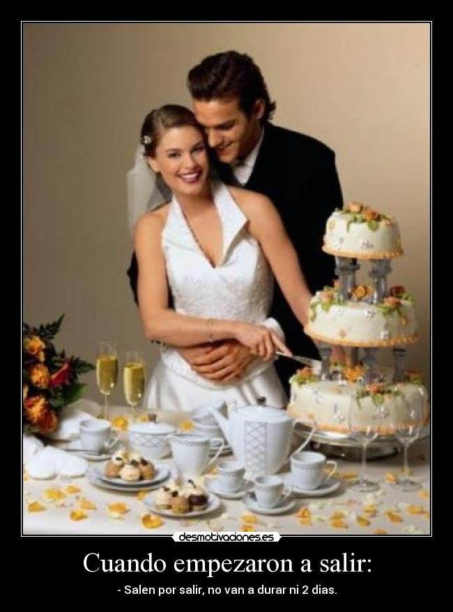Cuando empezaron a salir: - 