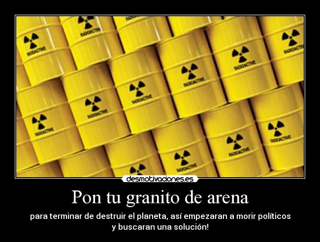 Pon tu granito de arena - 