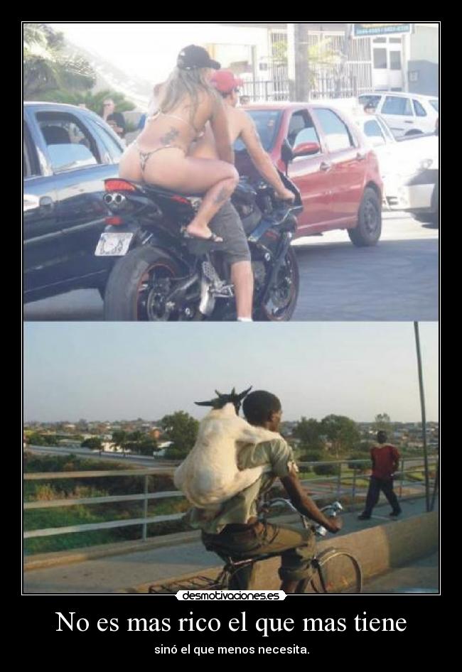 No es mas rico el que mas tiene - 