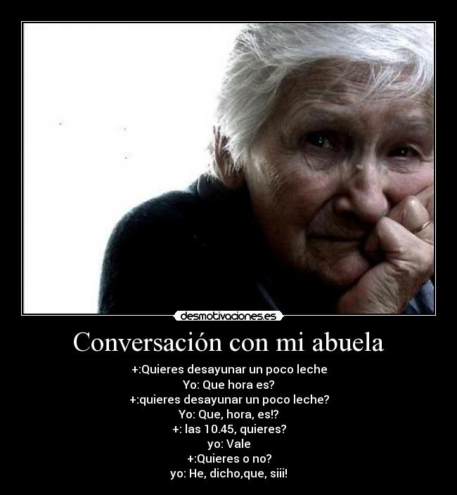 carteles abuelas desmotivaciones
