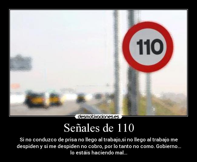 Señales de 110 - 