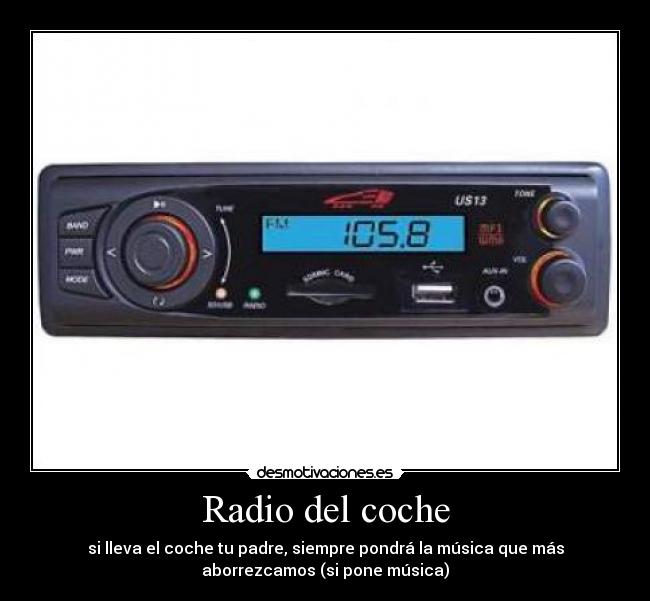 Radio del coche -