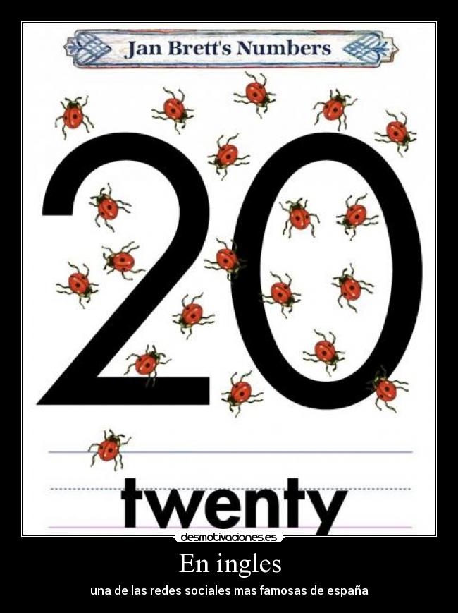 En ingles - una de las redes sociales mas famosas de españa