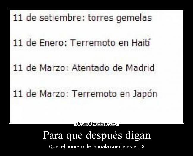 Para que después digan -