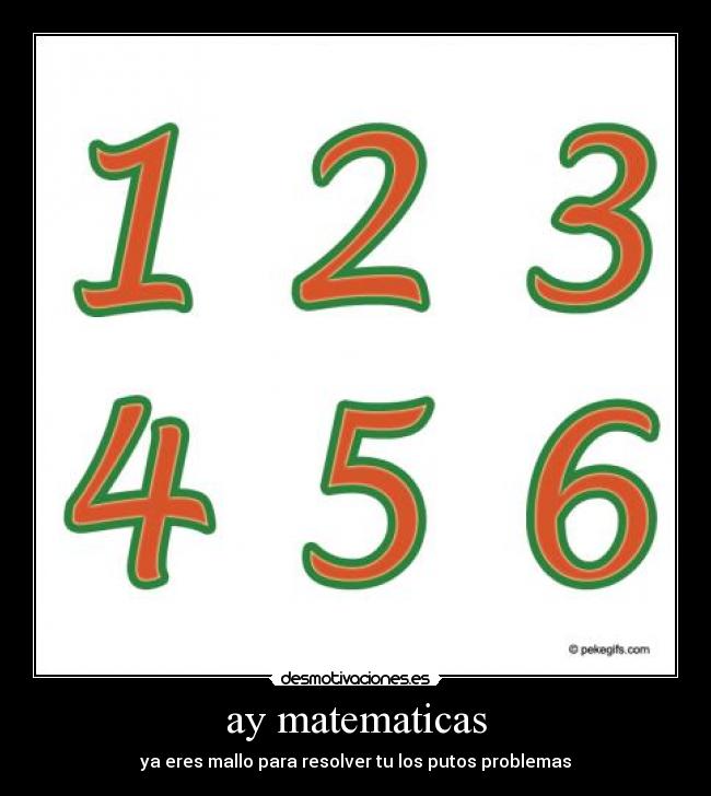 ay matematicas -
