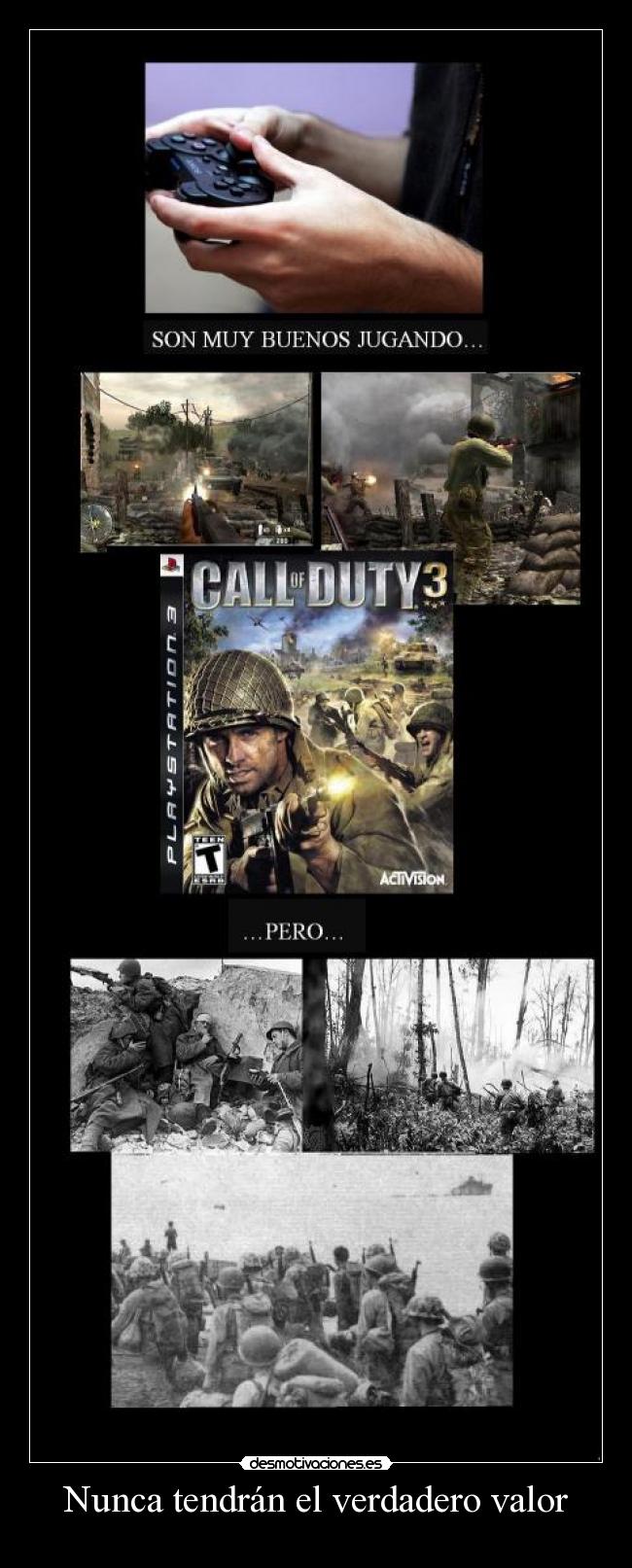 Nunca tendrán el verdadero valor -