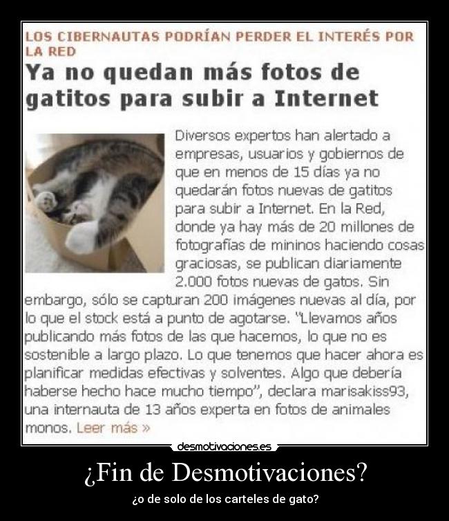 ¿Fin de Desmotivaciones? - 