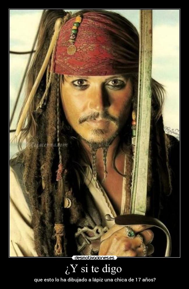 ¿Y si te digo - que esto lo ha dibujado a lápiz una chica de 17 años?