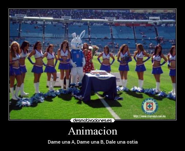 Animacion - Dame una A, Dame una B, Dale una ostia