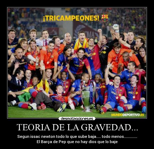TEORIA DE LA GRAVEDAD... -