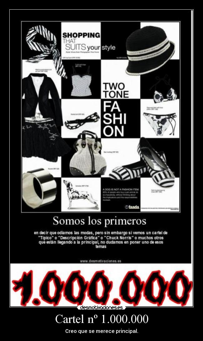 Cartel nº 1.000.000 -