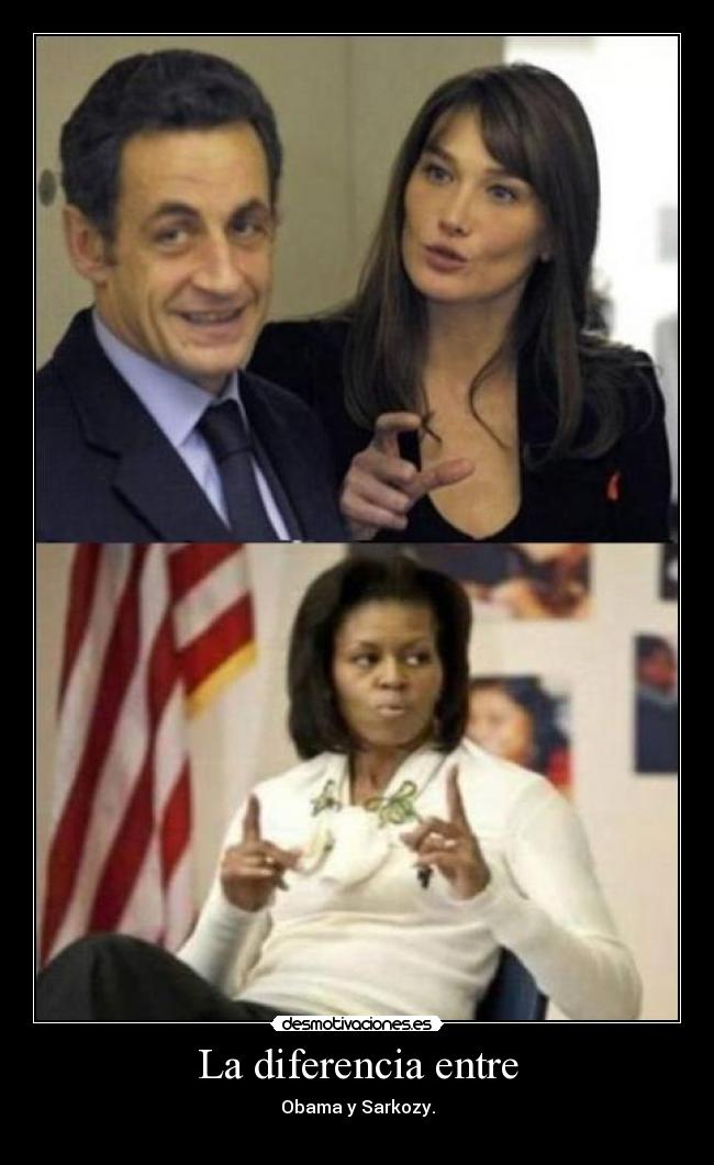 La diferencia entre -