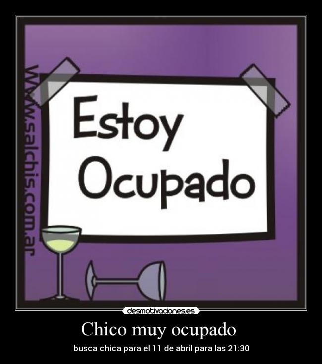 Chico muy ocupado  - 