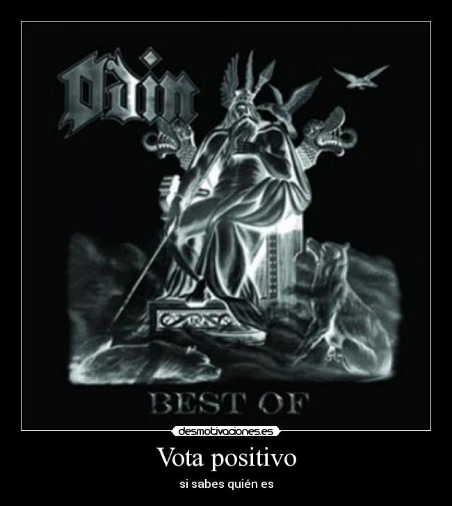 carteles dios odin desmotivaciones