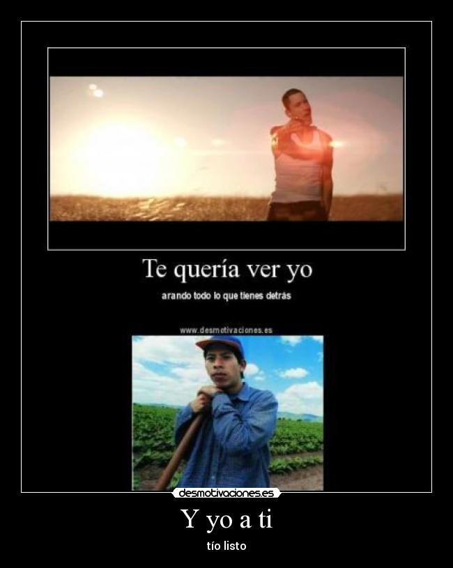 Y yo a ti - 