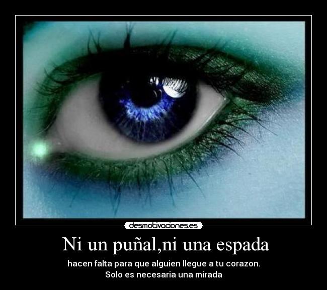 Ni un puñal,ni una espada -