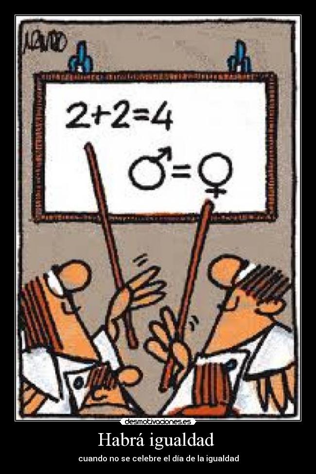 Habrá igualdad  - 