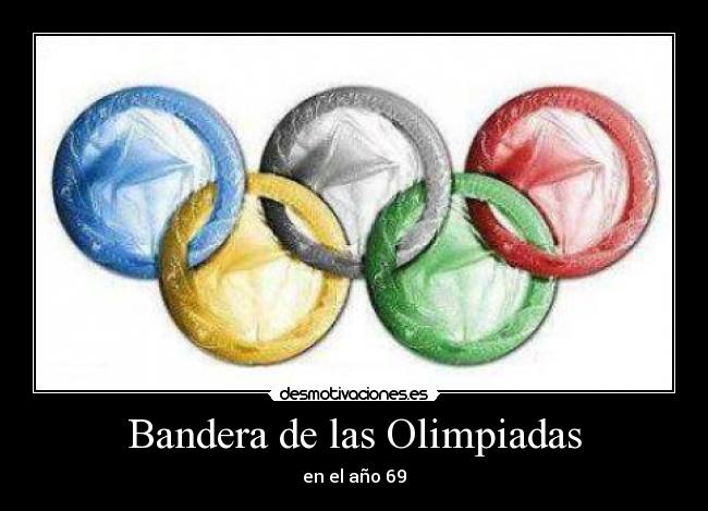 Bandera de las Olimpiadas - en el año 69