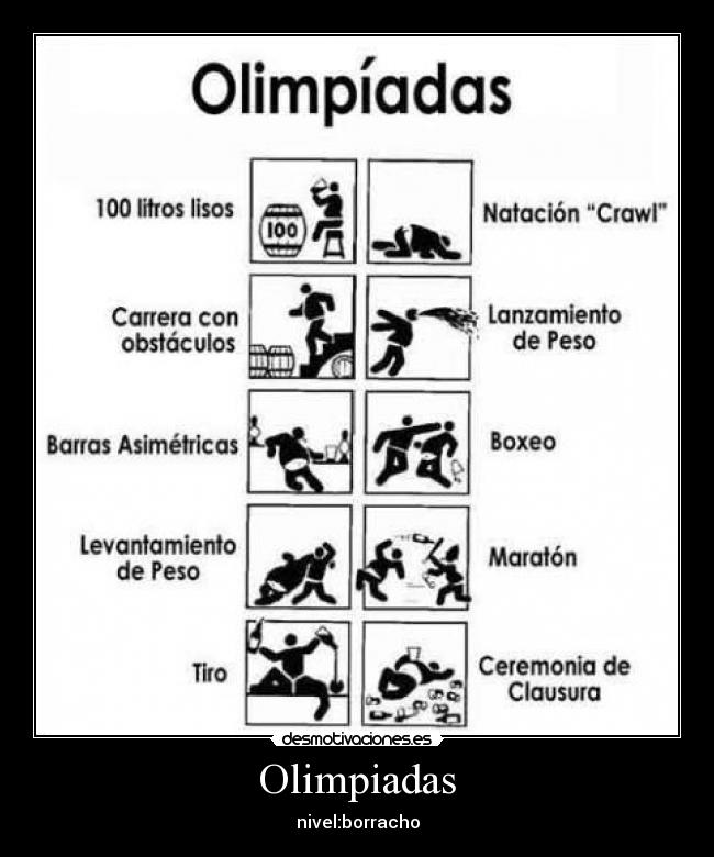 Olimpiadas - nivel:borracho
