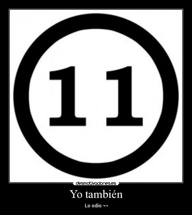 Yo también -