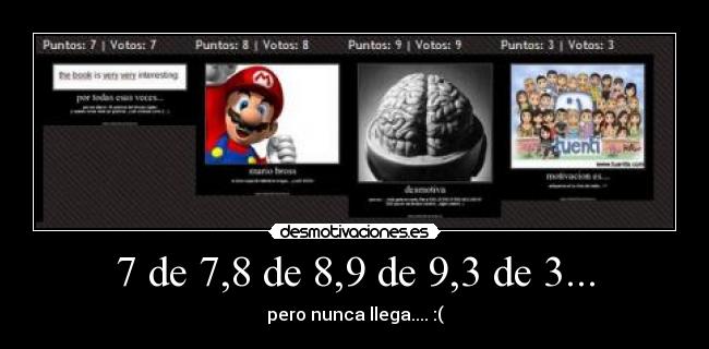 7 de 7,8 de 8,9 de 9,3 de 3... - 